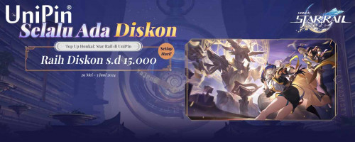 SADIS! Selalu Ada Diskon Top Up Honkai: Star Rail di UniPin – Raih Diskon s.d 15.000 Setiap Hari!